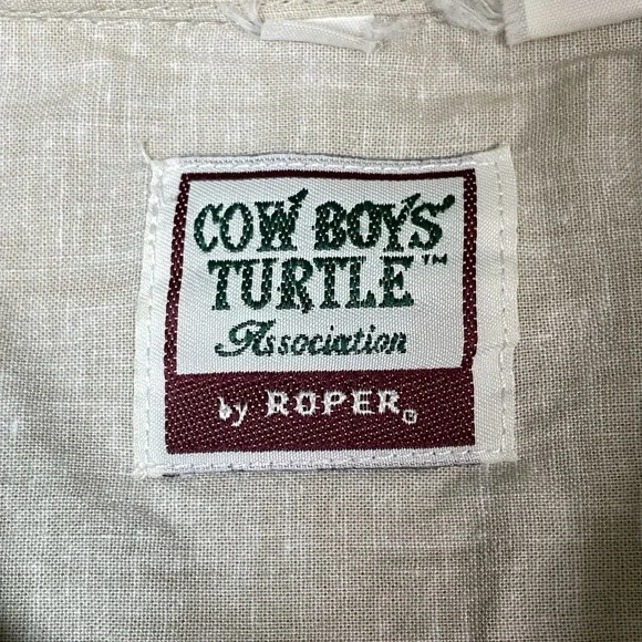 Vtg Roper Shirt Mens XL Rodeo Western Cowboy Horse Graphic 90s Colorblock Ranch - Picture 9 of 12